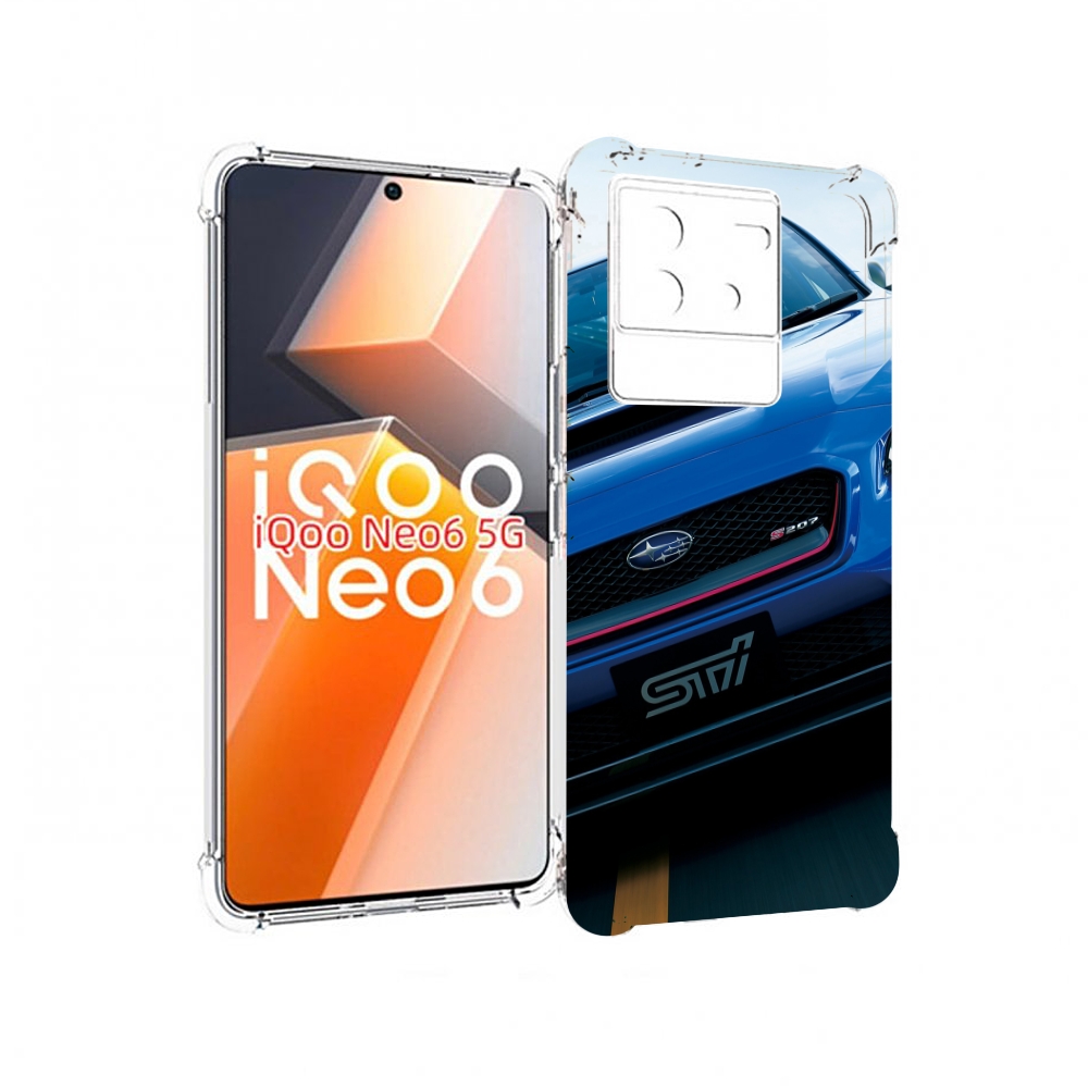 

Чехол MyPads subaru 2 для Vivo iQoo Neo 6 5G, Прозрачный, Tocco