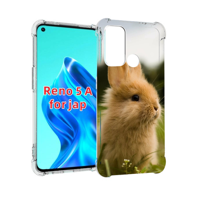 

Чехол MyPads Кролик для Oppo Reno 5A, Прозрачный, Tocco