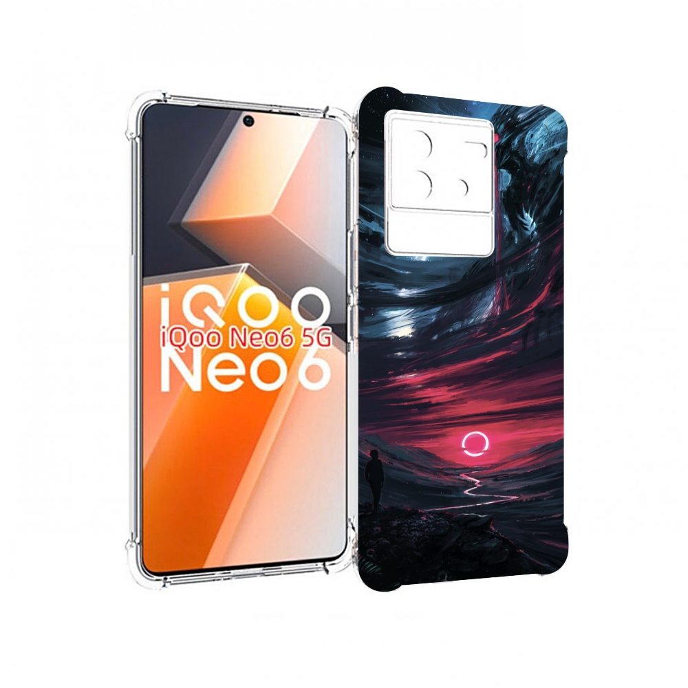 

Чехол MyPads страшный мир для Vivo iQoo Neo 6 5G, Прозрачный, Tocco
