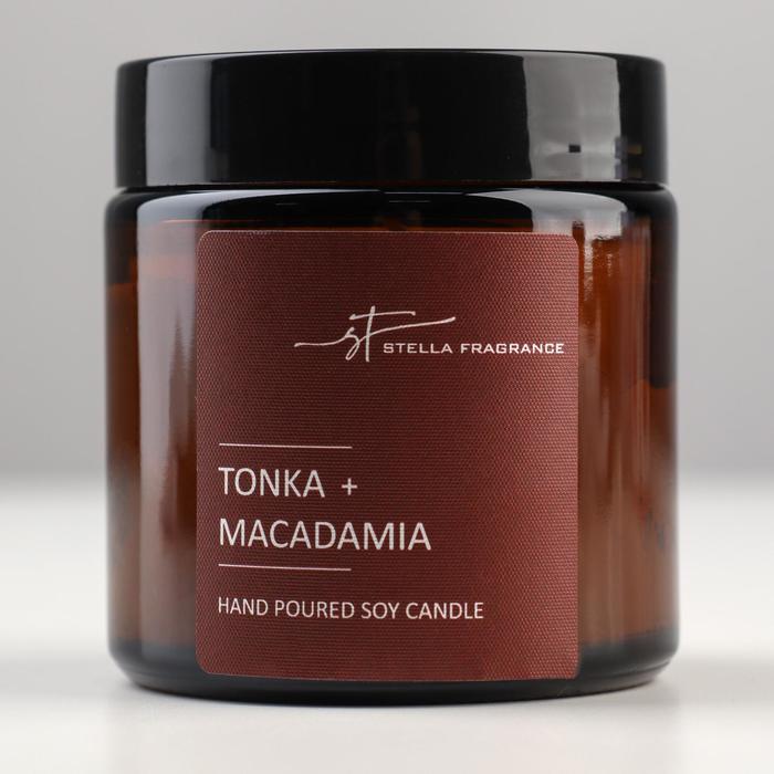 

Ароматическая свеча в банке Stella Fragrance TONKA MACADAMIA, соевый воск, 90 гр.