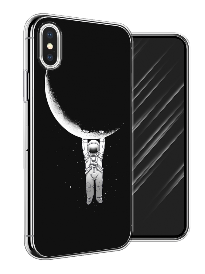 

Чехол Awog на Apple iPhone XS (10S) / Айфон XS (10S) "Космонавт", Разноцветный, 11850-4