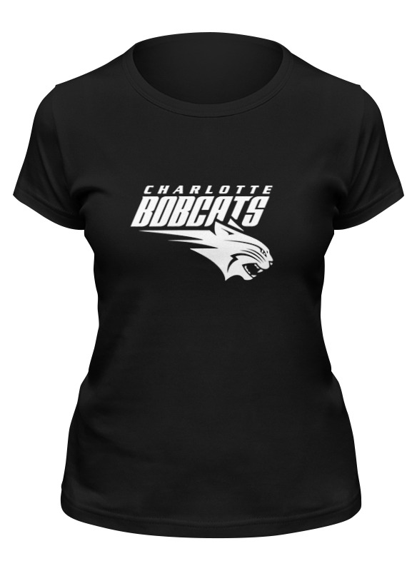 

Футболка женская Printio Charlotte bobcats черная S, Черный, Charlotte bobcats