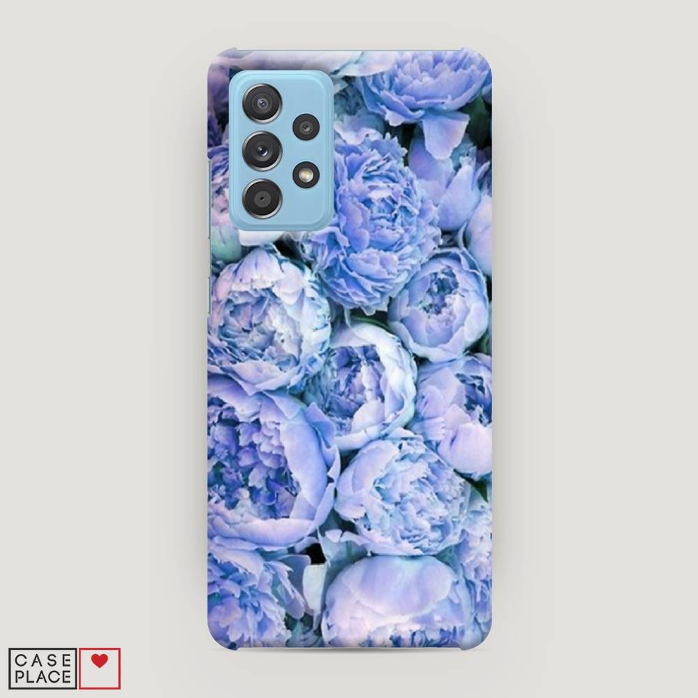 

Пластиковый чехол "Пионы голубые" на Samsung Galaxy A52, 2102420-6