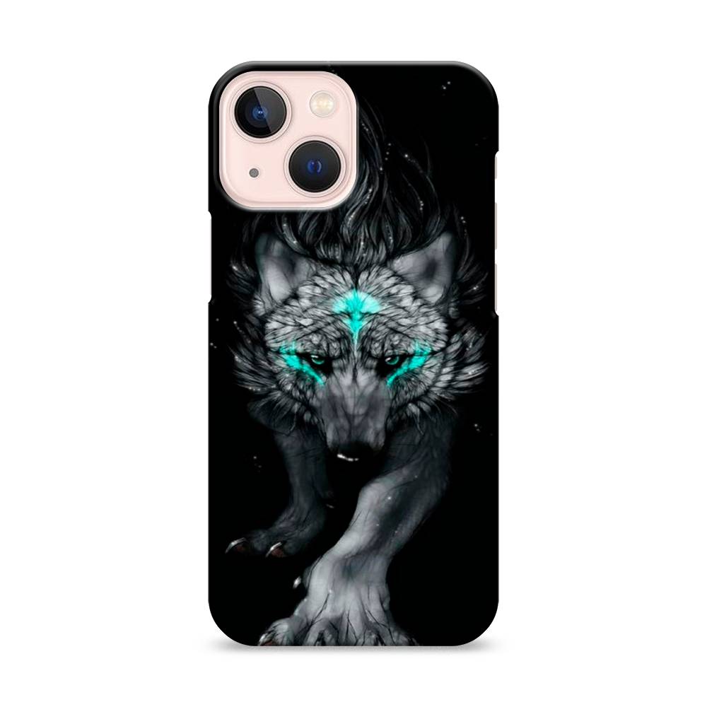 

Пластиковый чехол "Волшебный волк" на Apple iPhone 13 mini, 14120-1