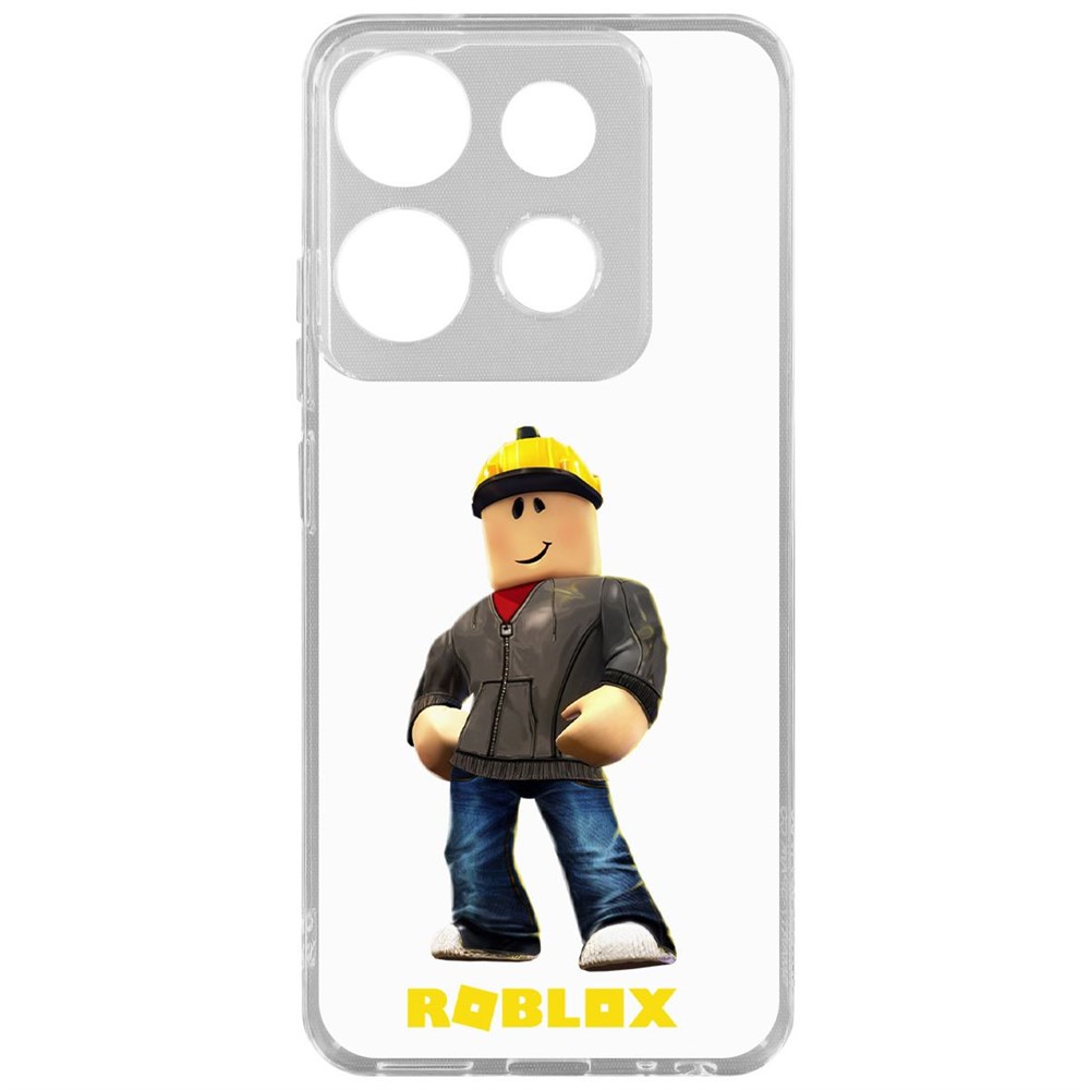 

Чехол-накладка Krutoff Clear Case Roblox-Строитель для INFINIX Smart 7, Прозрачный