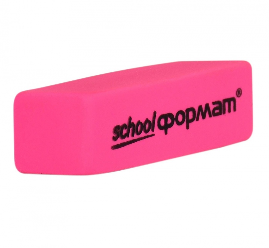 

Ластик schoolФОРМАТ Splash (55х15х12мм, каучук) 1шт., Разноцветный