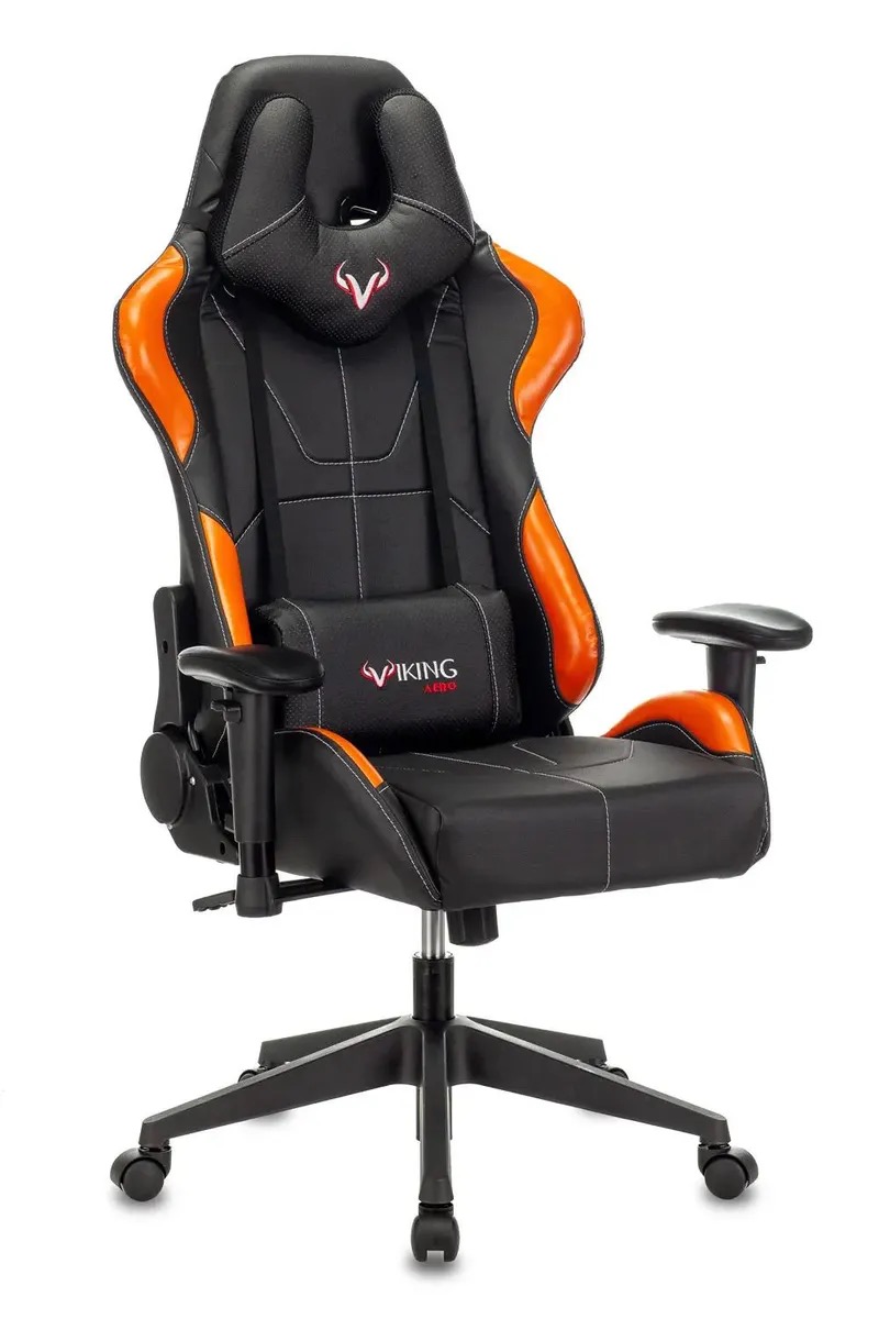 Кресло игровое ZOMBIE VIKING 5 AERO, на колесиках, эко.кожа, красный/красный viking 5 aero