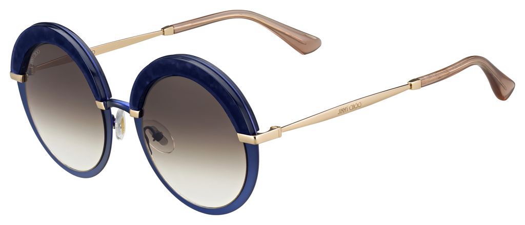 фото Солнцезащитные очки женские jimmy choo gotha/s blue gold (2335513ue50js)