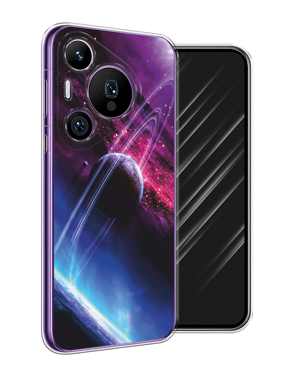 

Чехол Awog на Huawei Pura 70 Pro/70 Pro Plus "Космос 17", Черный;фиолетовый, 6124150-1