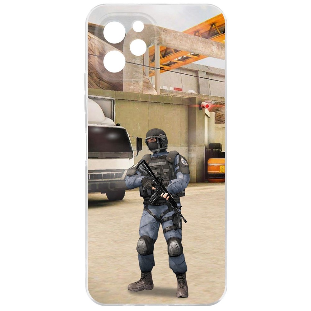 

Чехол-накладка Krutoff Clear Case Cтандофф 2 (Standoff 2) - GIGN для Huawei Nova Y61, Прозрачный