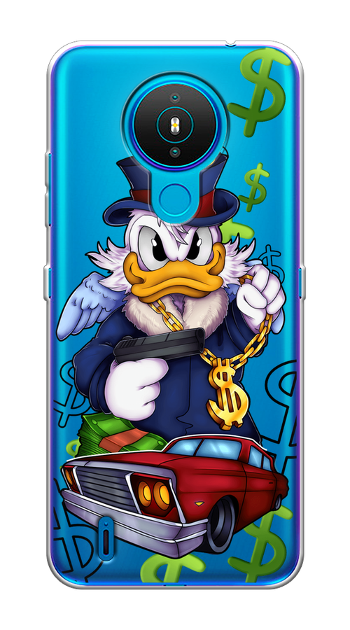 

Чехол на Nokia 1.4 "Scrooge McDuck with a Gold Chain", Красный;синий;белый, 124550-6