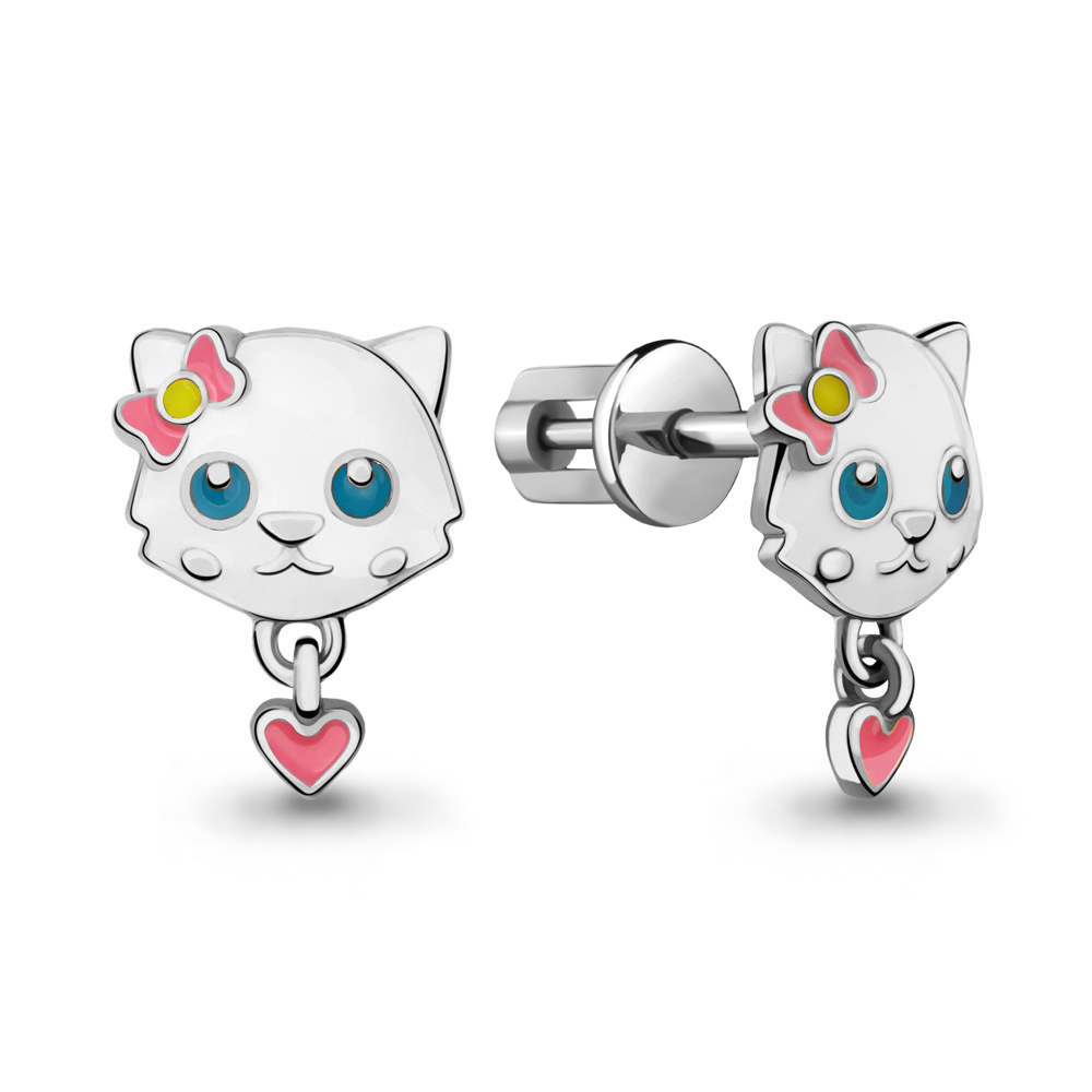 

Серьги из серебра с эмалью Aquamarine 33337_925_р, 33337_925_р