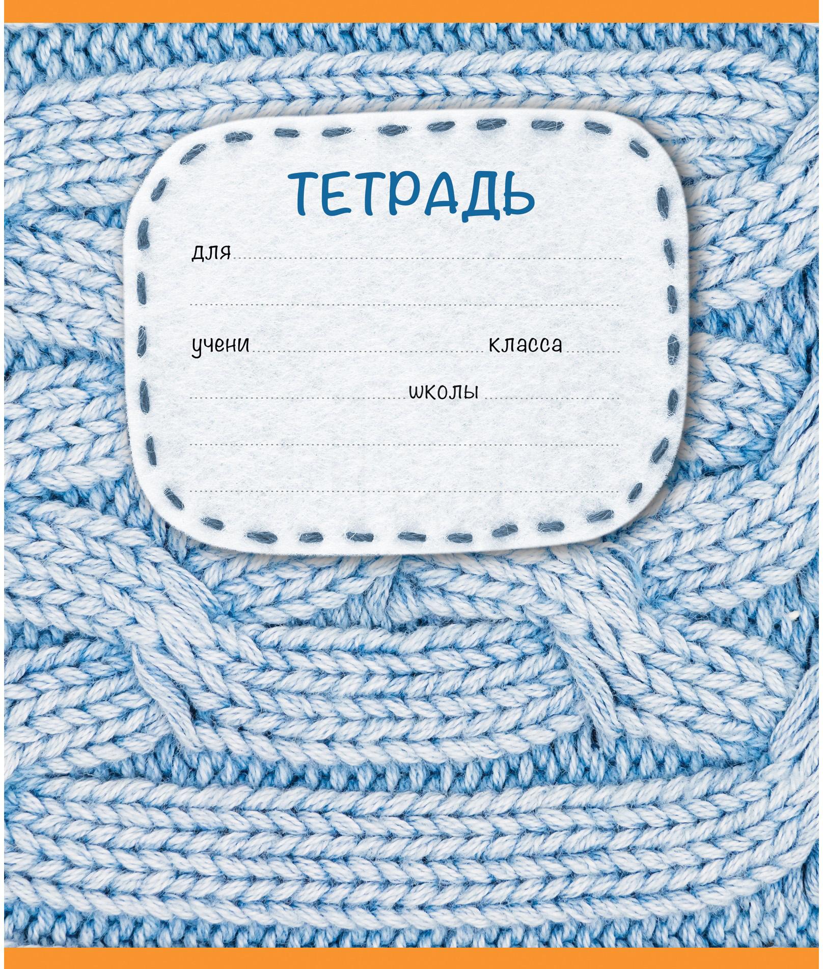 

Тетрадь ПЗБМ Вязаная ВД-лак А5 клетка 18 листов в ассортименте
