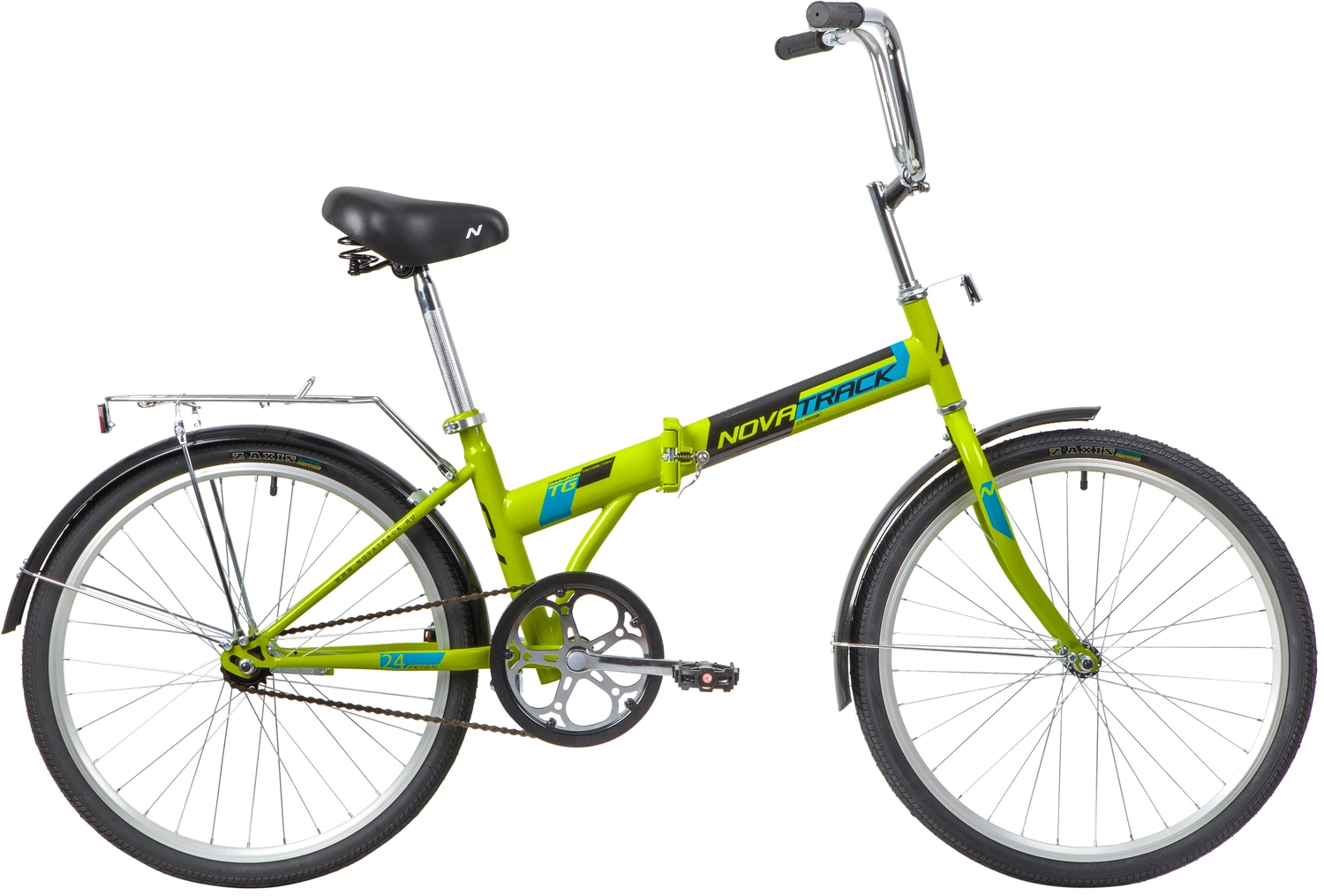 фото Велосипед novatrack tg-24 classic 2020 one size зеленый