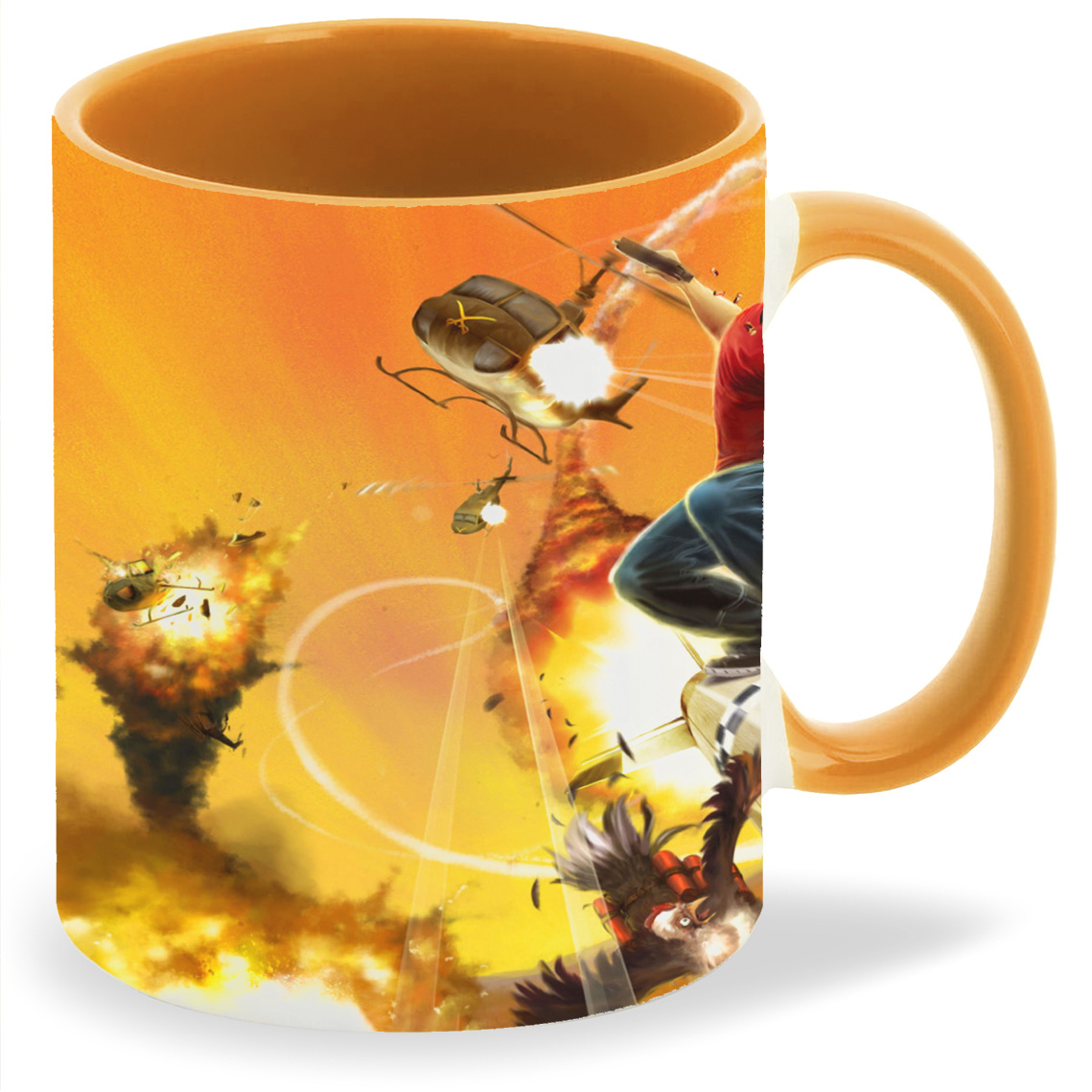 

Кружка CoolPodarok chili con carnage Верхом на ракете, chili con carnage Верхом на ракете