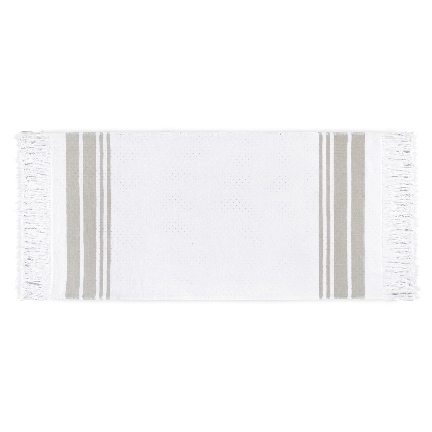 фото Полотенца банные hamam marine towel, 100x180 см, белоснежный, дымчатый