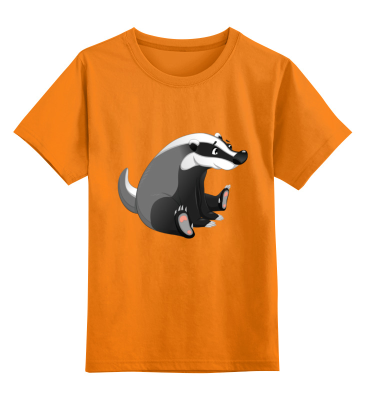 

Детская футболка Printio Забавный барсук цв.оранжевый р.116, 0000002041507