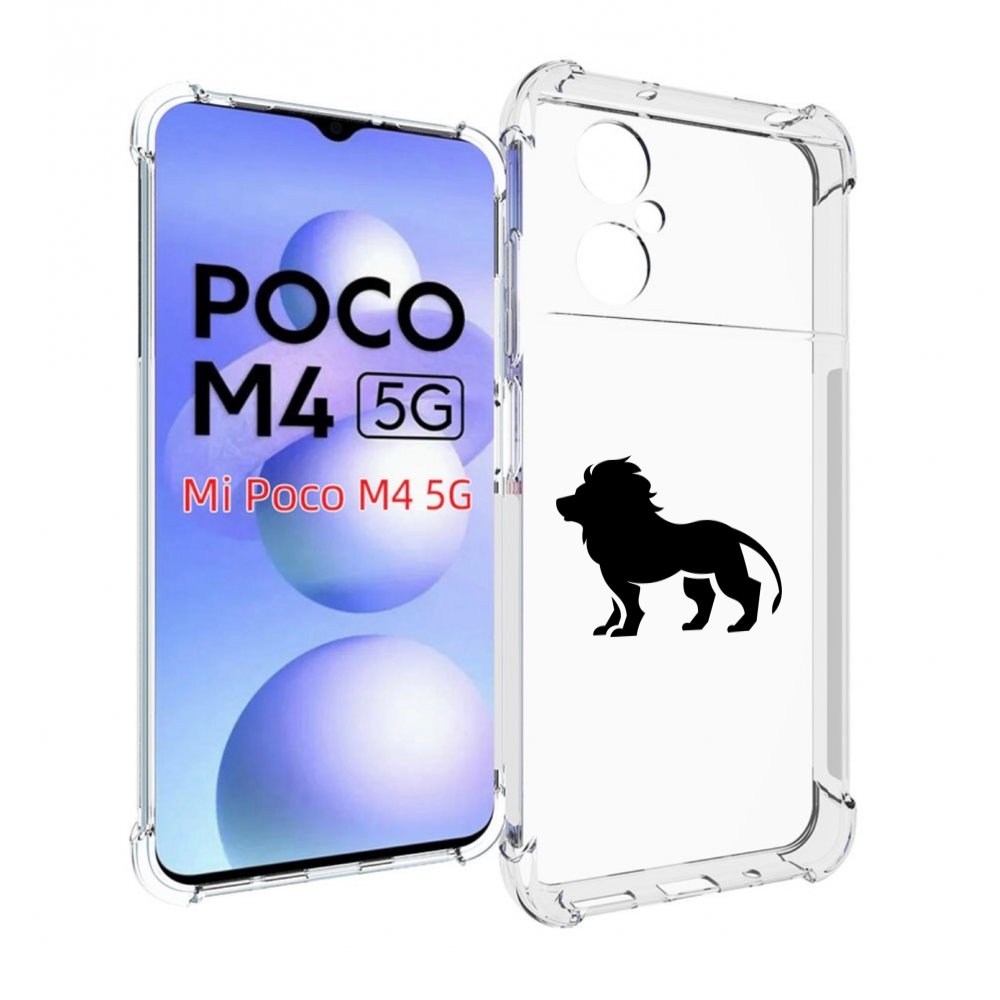 

Чехол MyPads Лев для Xiaomi Poco M4 5G, Прозрачный, Tocco