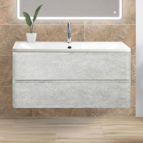 

Тумба с раковиной BelBagno Albano 80 cemento verona grigio