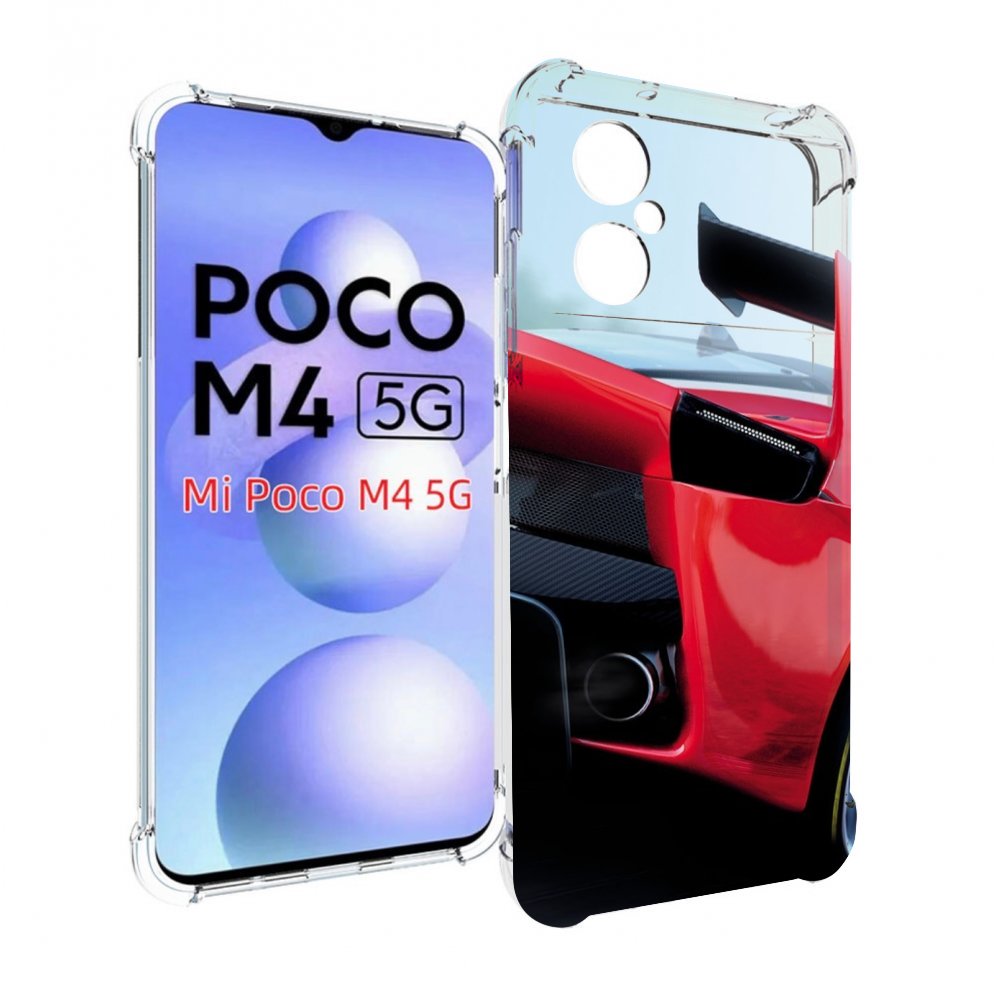 

Чехол MyPads Крыло-машины мужской для Xiaomi Poco M4 5G, Прозрачный, Tocco