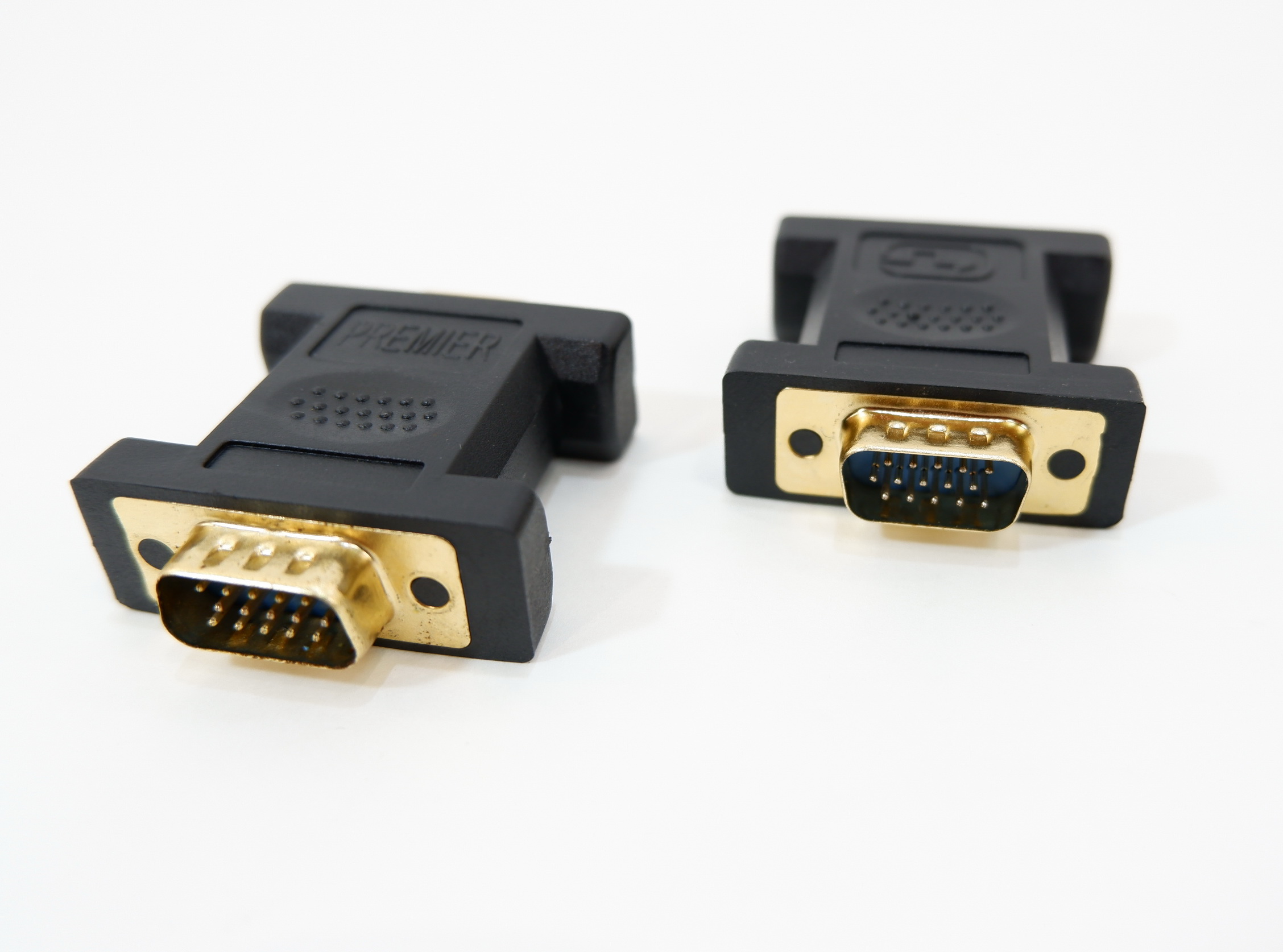 

Адаптер PREMIER VGA - VGA штекер (5-888G) чёрный
