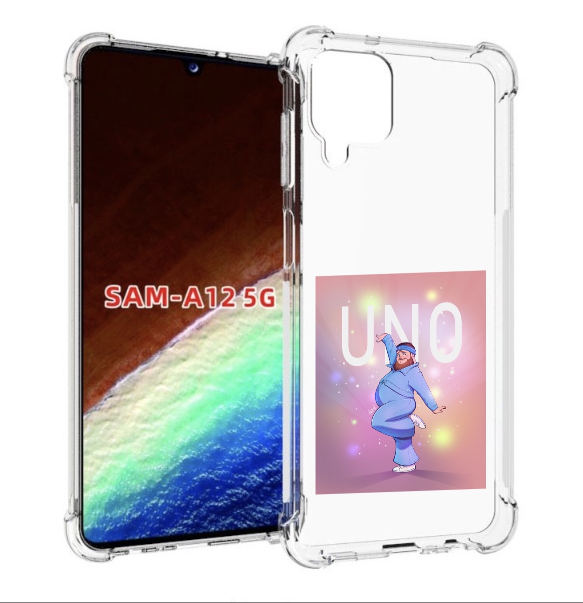 

Чехол MyPads UNO-танцор для Samsung Galaxy A12 (SM-A125F) 2020/21/A12 Nacho SM-A127F, Прозрачный, Tocco