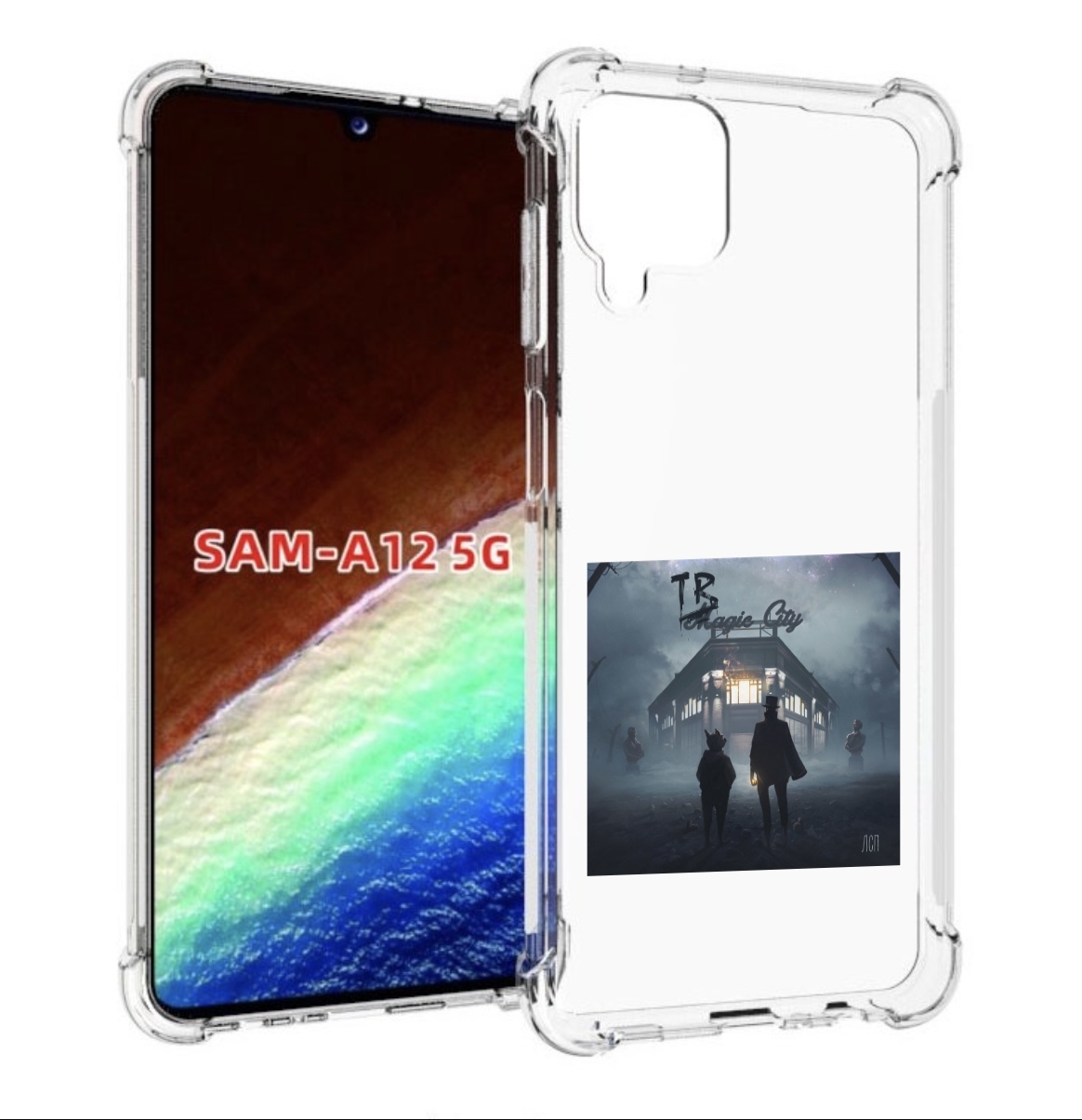 

Чехол MyPads Tragic City ЛСП для Samsung Galaxy A12 (SM-A125F) 2020/21/A12 Nacho SM-A127F, Прозрачный, Tocco