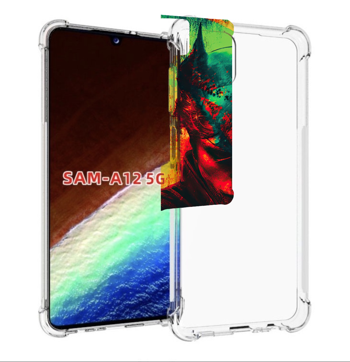 

Чехол MyPads The Batman для Samsung Galaxy A12 (SM-A125F) 2020/21/A12 Nacho SM-A127F, Прозрачный, Tocco