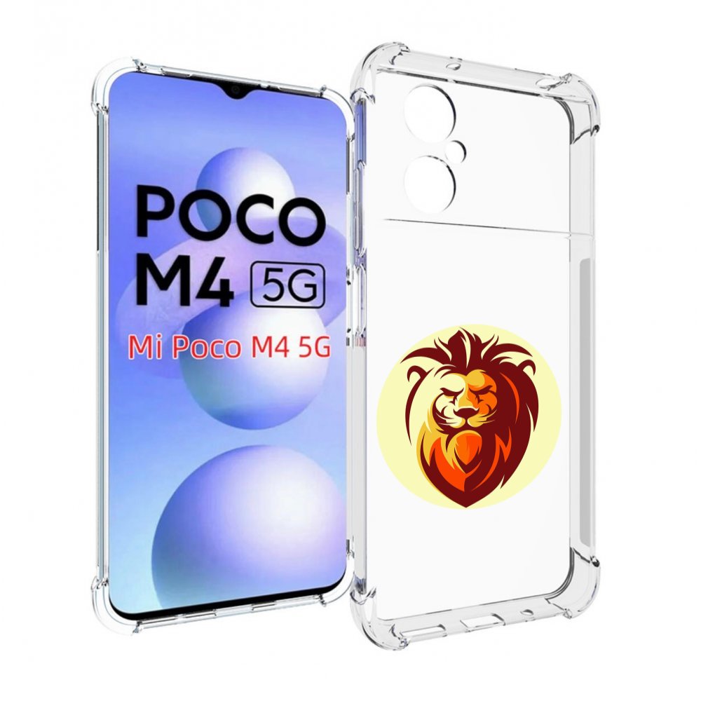 

Чехол MyPads Картинка-Лев для Xiaomi Poco M4 5G, Прозрачный, Tocco