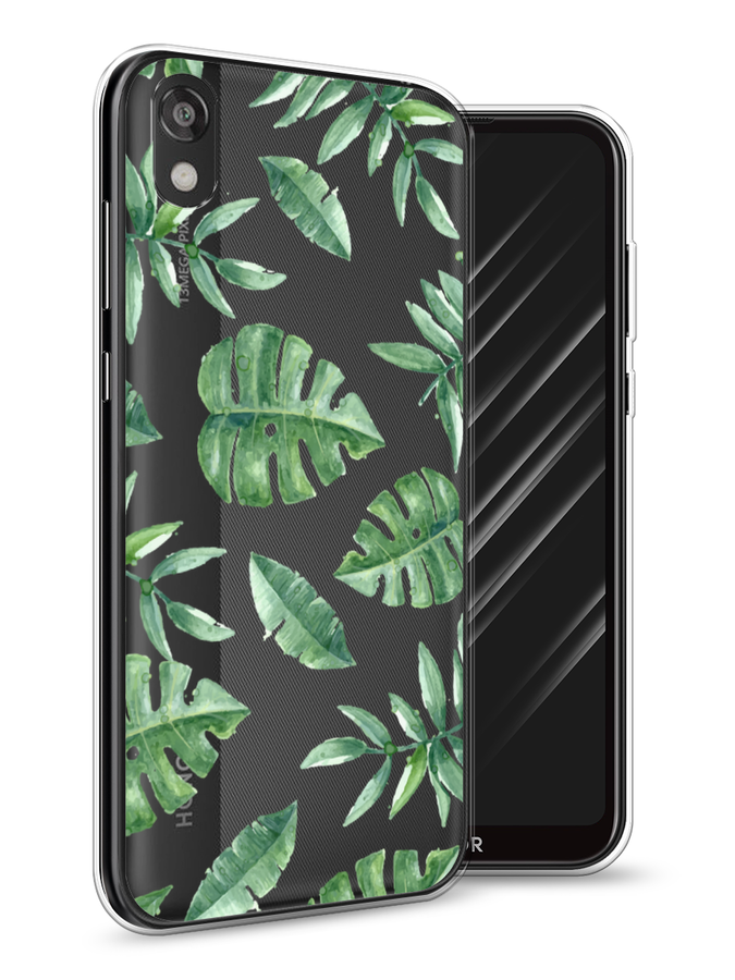 

Чехол Awog на Huawei Y5 2019 "Нарисованные пальмовые листья", Зеленый, 69050-4