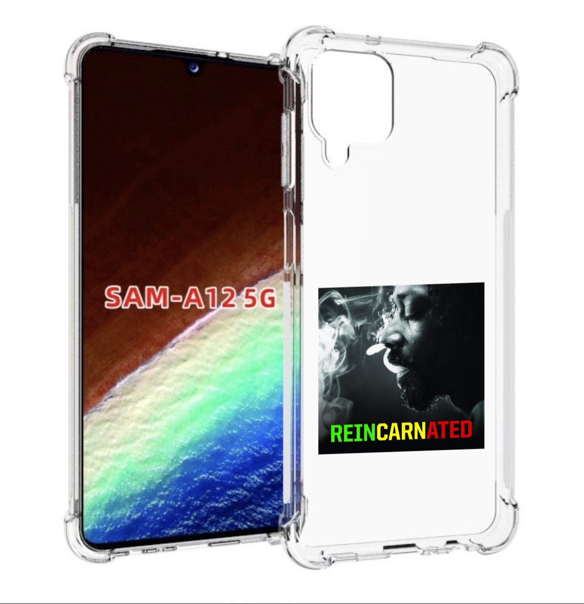 

Чехол MyPads Snoop Dogg REINCARNATED для Samsung Galaxy A12 (SM-A125F) 2020/21, Прозрачный, Tocco