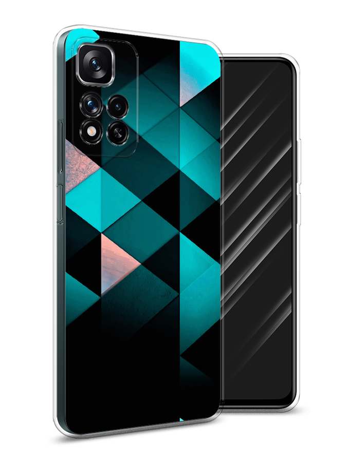 

Чехол Awog на Xiaomi Redmi Note 11 Pro Plus 5G "Геометрия 16", Разноцветный, 312150-3