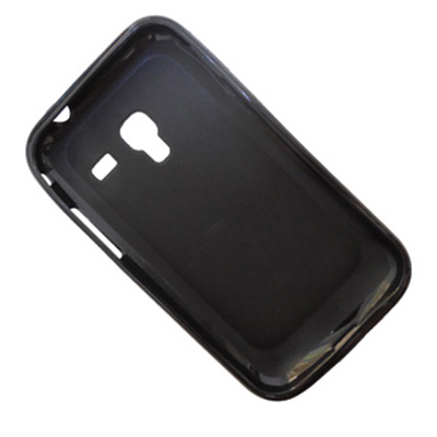 

Чехол для Samsung S7500 силиконовый матовый <черный>, Разноцветный