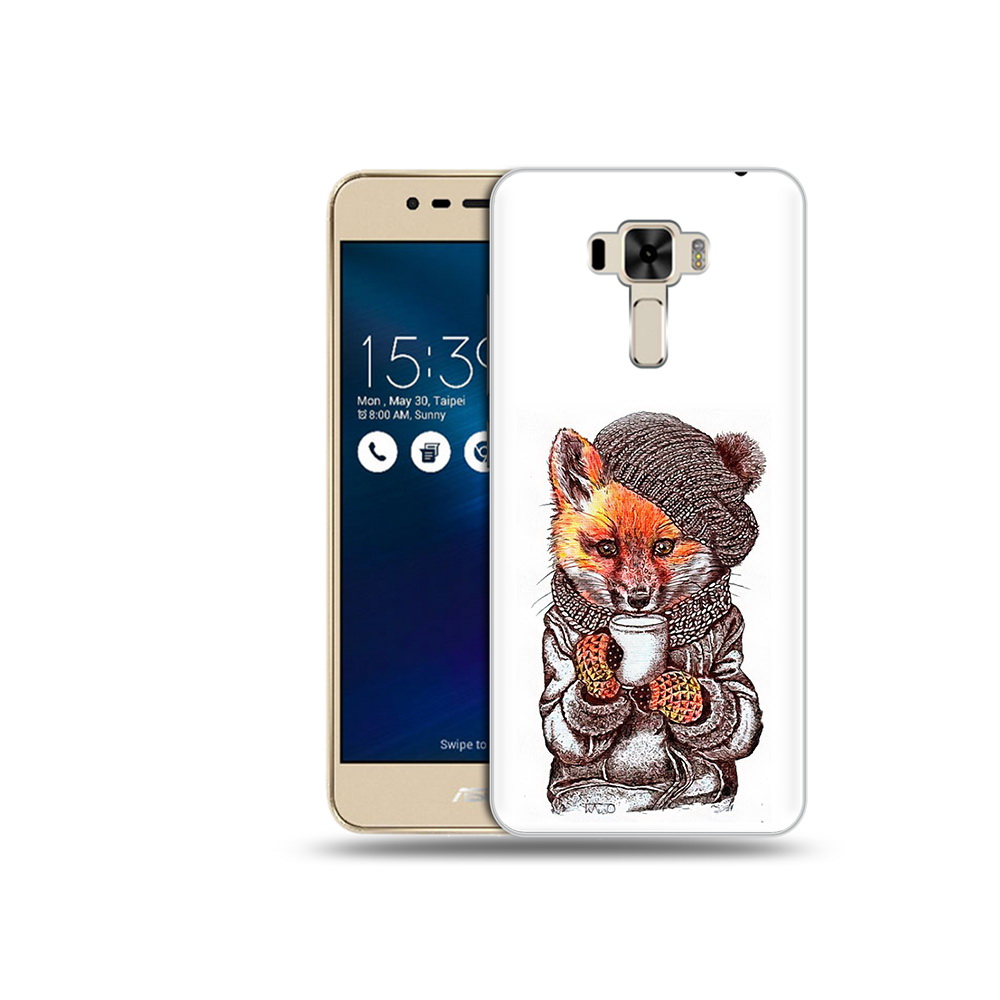 

Чехол MyPads Tocco для Asus ZenFone 3 лиса в шапке (PT40480.655.437), Tocco