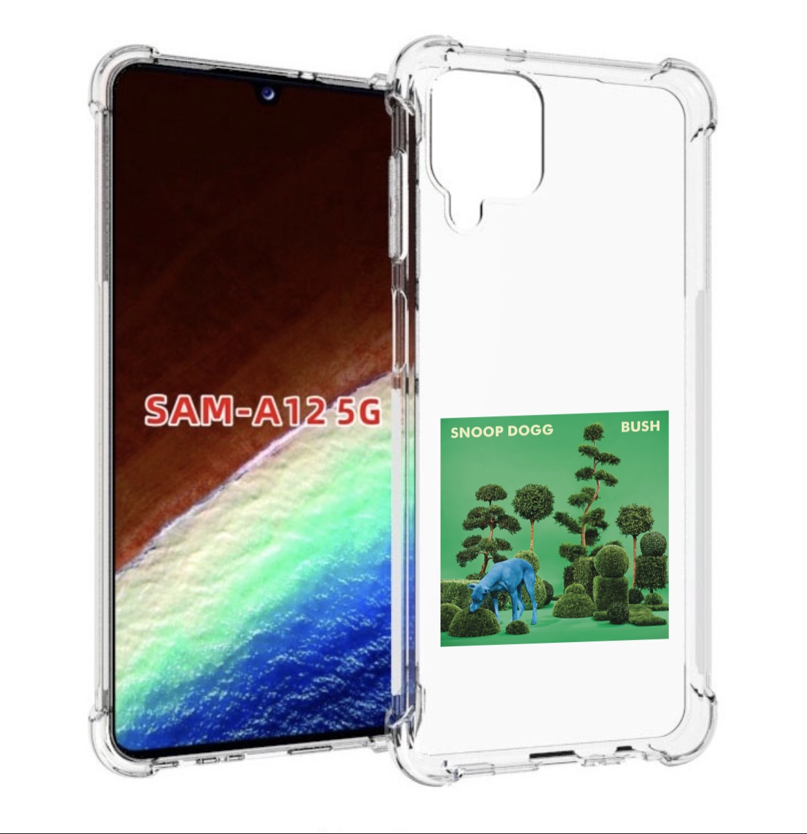 Чехол MyPads Snoop Dogg BUSH для Samsung Galaxy A12 (SM-A125F) 2020/21/A12 Nacho SM-A127F