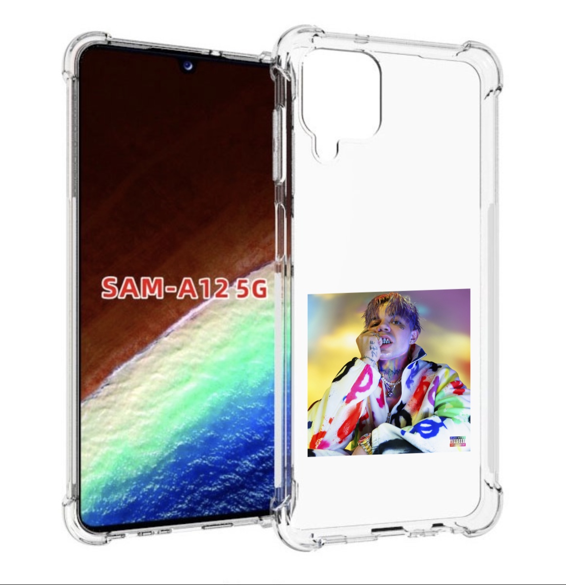 

Чехол MyPads Sayonara Boy Oраl Элджей для Samsung Galaxy A12 (SM-A125F) 2020/21, Прозрачный, Tocco
