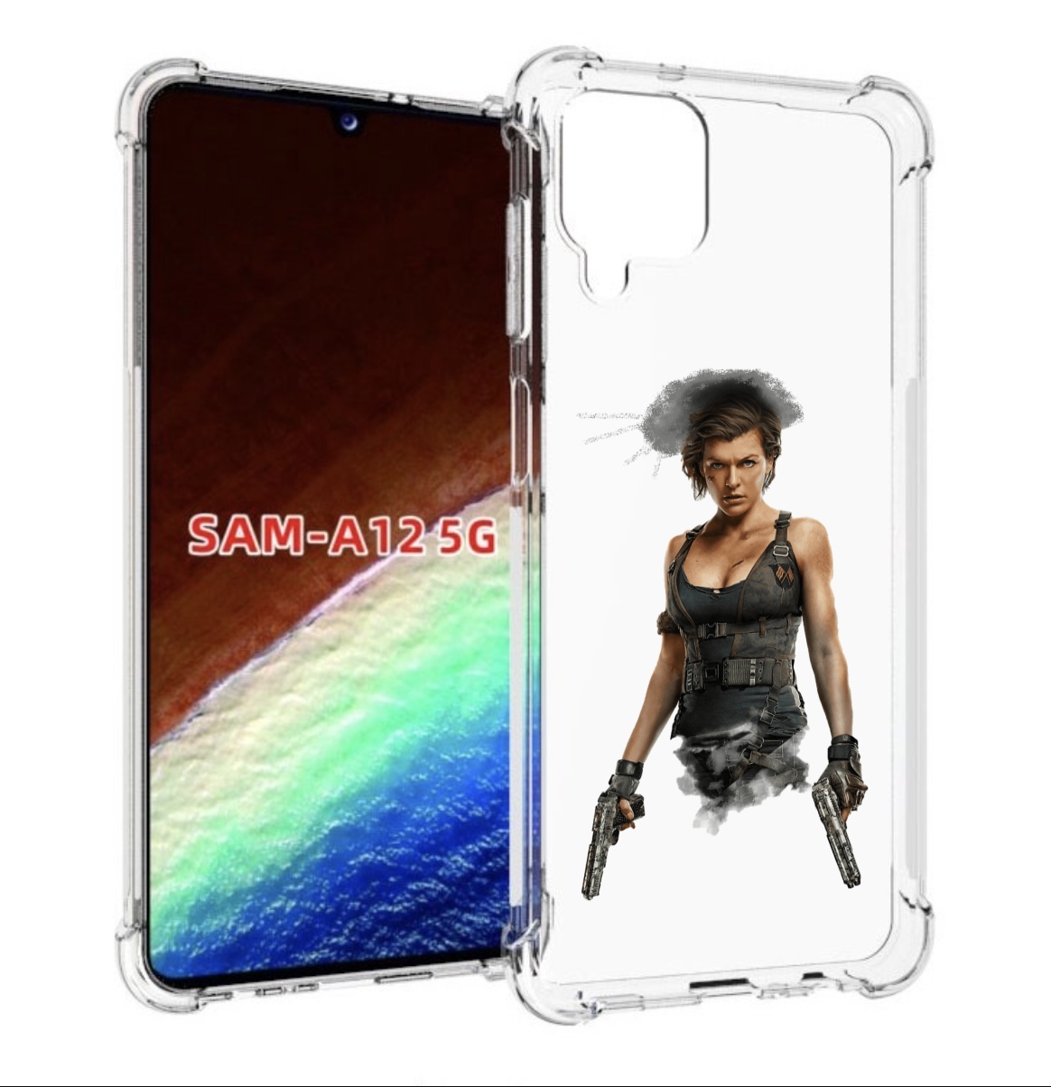 

Чехол MyPads Resident-Evil для Samsung Galaxy A12 (SM-A125F) 2020/21/A12 Nacho SM-A127F, Прозрачный, Tocco