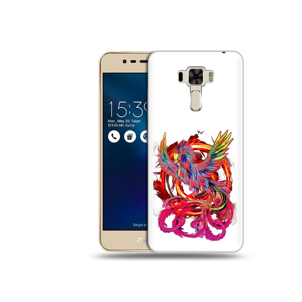 

Чехол MyPads Tocco для Asus ZenFone 3 красочный феникс (PT40480.655.414), Прозрачный, Tocco