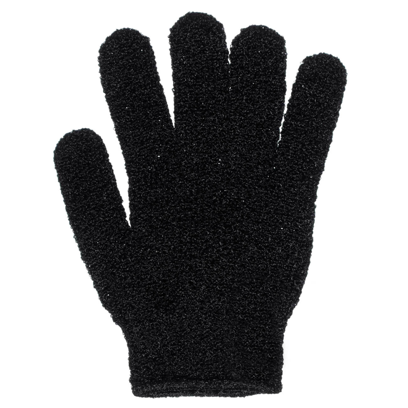 Перчатка для мытья тела, 20 см, 2 шт, отшелушивающая, нейлон, черная, Glamor сумка переноска для животных жесткая 4 нейлон 50 х 24 х 28 см черная