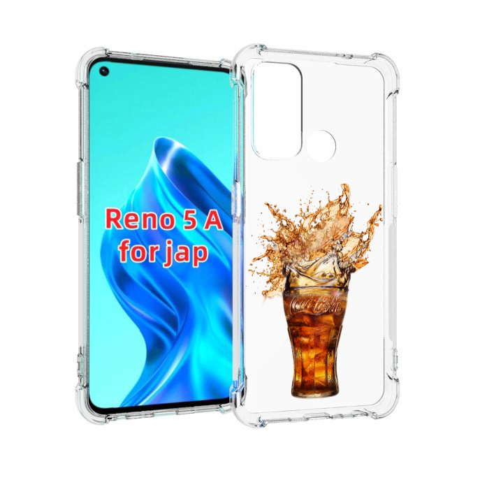 

Чехол MyPads Кола-в-стакане для Oppo Reno 5A, Прозрачный, Tocco