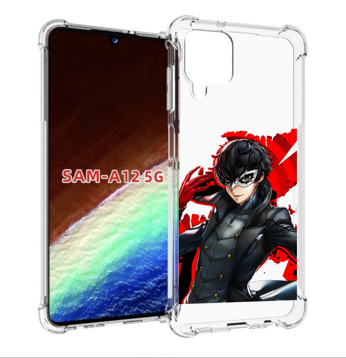 

Чехол MyPads Persona 5 для Samsung Galaxy A12 (SM-A125F) 2020/21/A12 Nacho SM-A127F, Прозрачный, Tocco