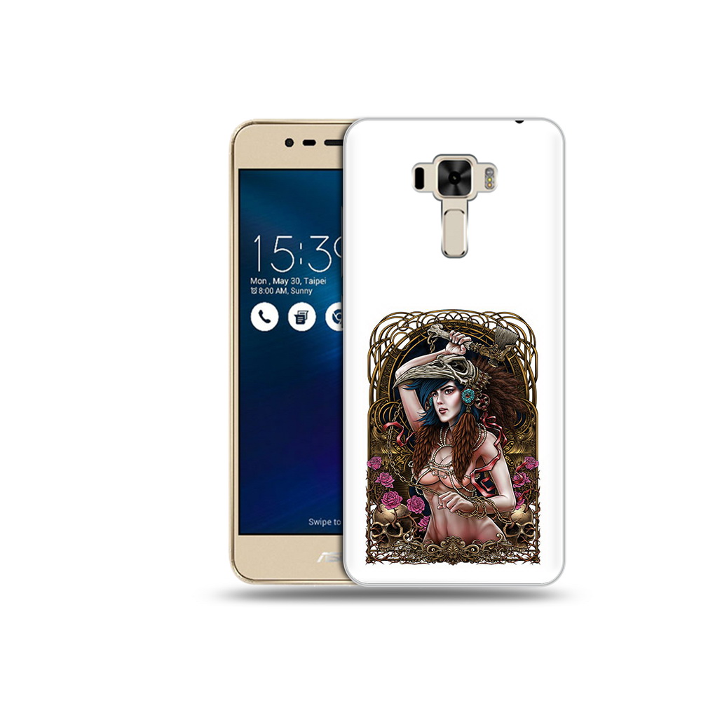 

Чехол MyPads Tocco для Asus ZenFone 3 красивая девушка рисунок (PT40480.655.407), Прозрачный, Tocco