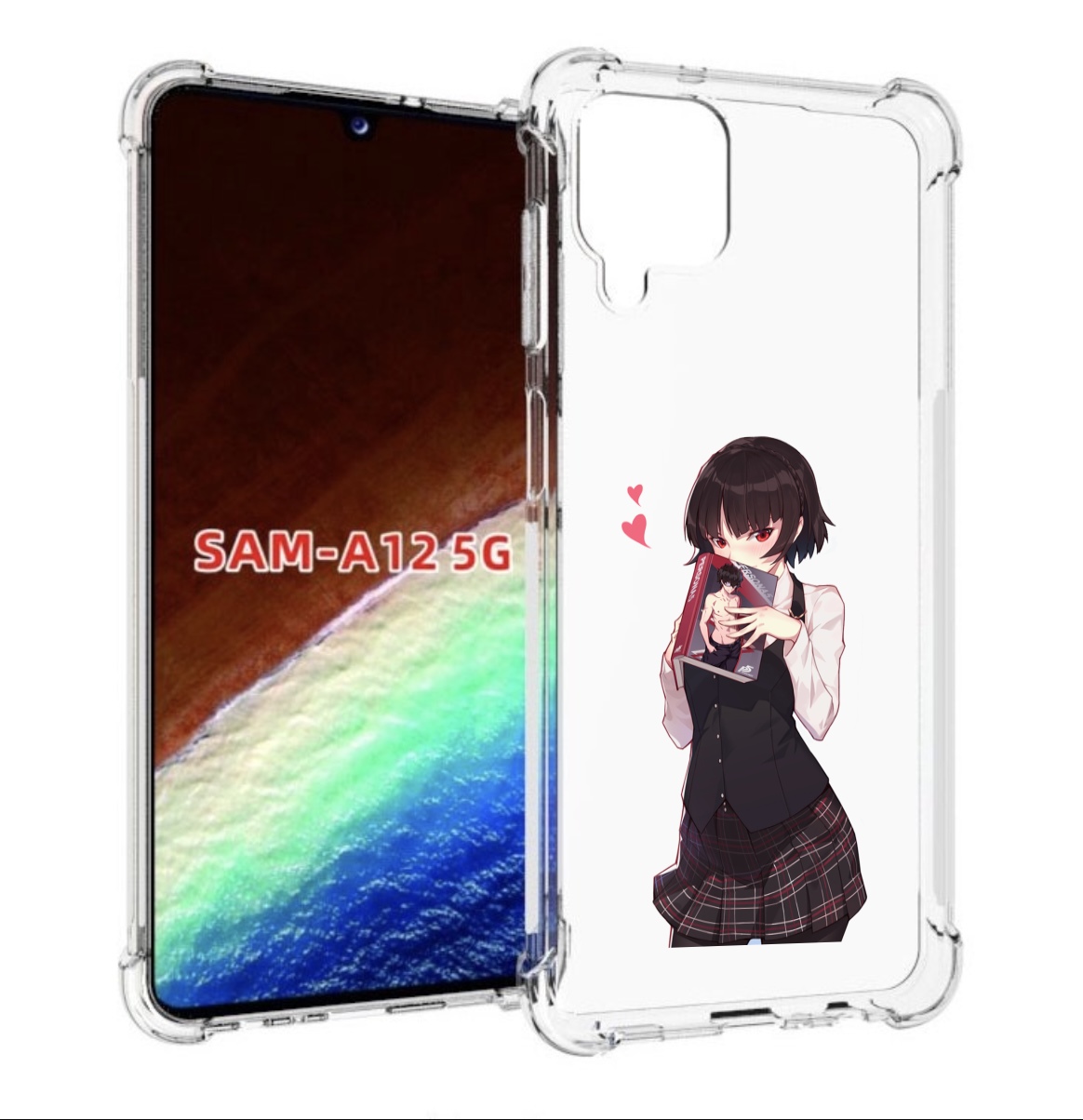 

Чехол MyPads Persona 5 - Makoto Niijima для Samsung Galaxy A12 (SM-A125F) 2020/21, Прозрачный, Tocco