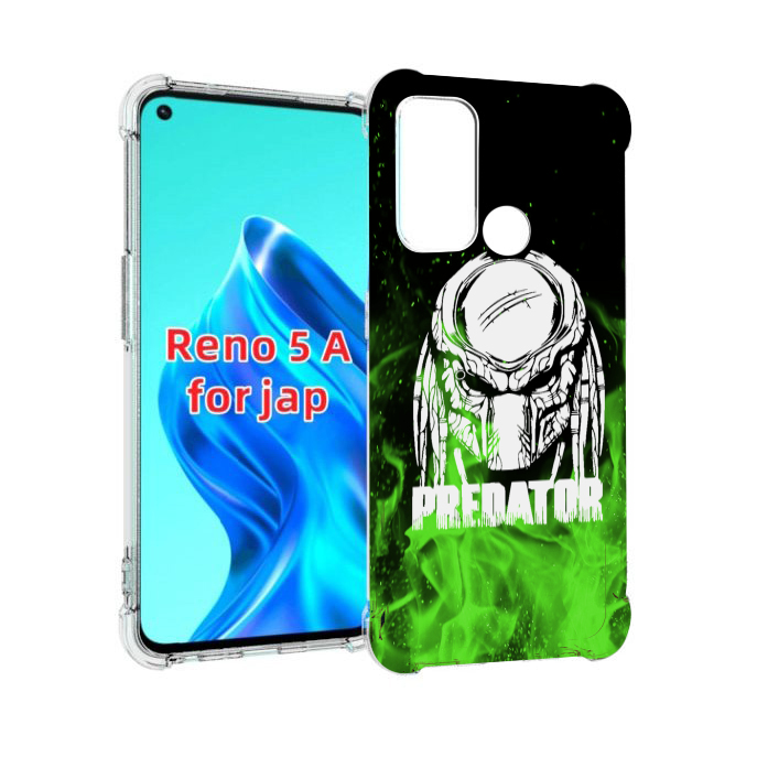 

Чехол MyPads Знак-хищника для Oppo Reno 5A, Прозрачный, Tocco