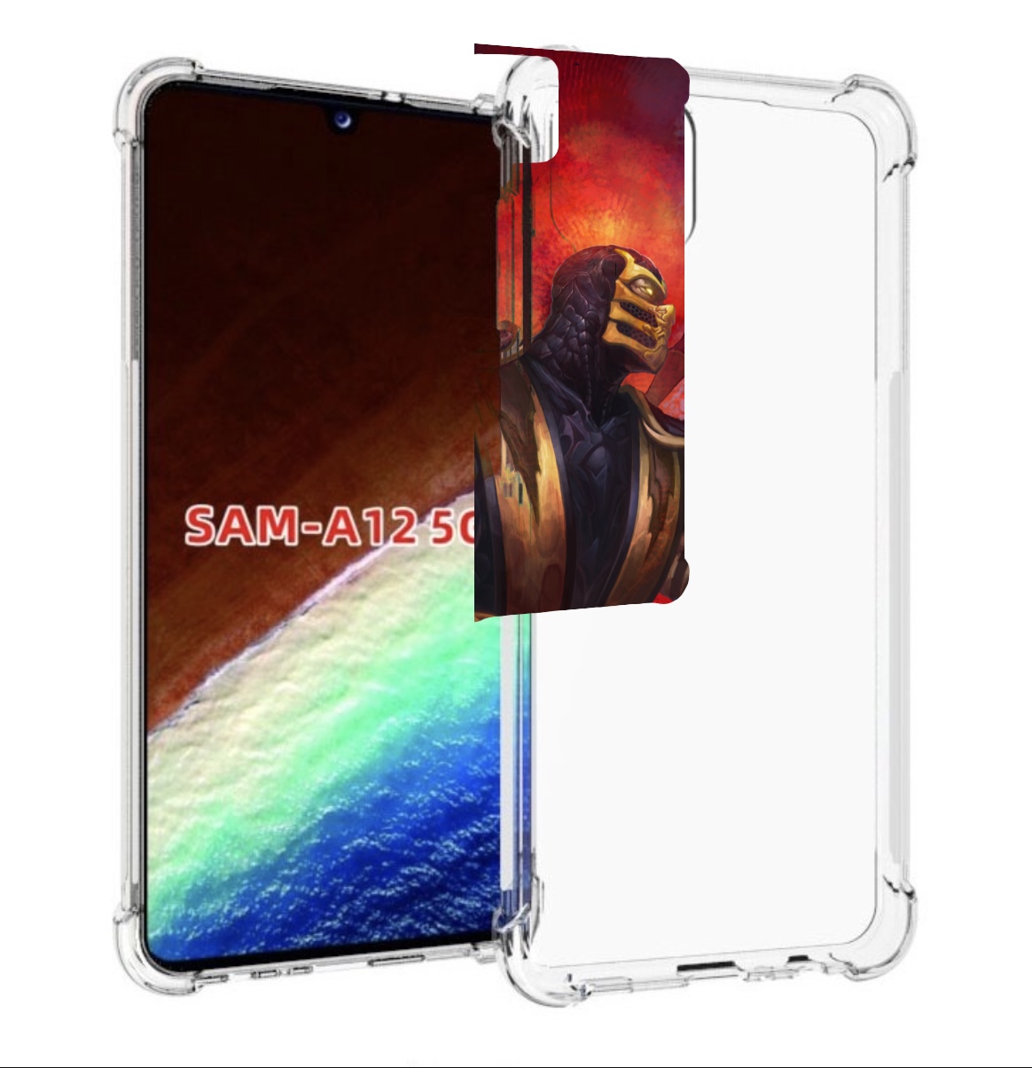 

Чехол MyPads Mortal Kombat art для Samsung Galaxy A12 (SM-A125F) 2020/21, Прозрачный, Tocco