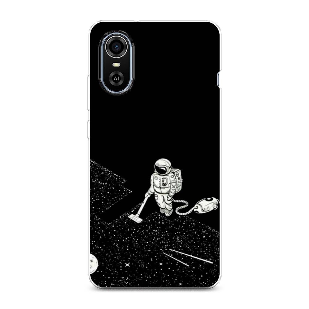

Чехол Awog на ZTE Blade A31 Plus / ЗТЕ Блэйд A31 Plus "Космонавт с пылесосом", Разноцветный, 135750-4