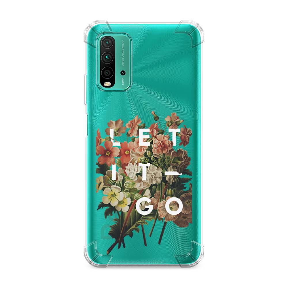 фото Противоударный силиконовый чехол "let it go" на xiaomi redmi 9t awog