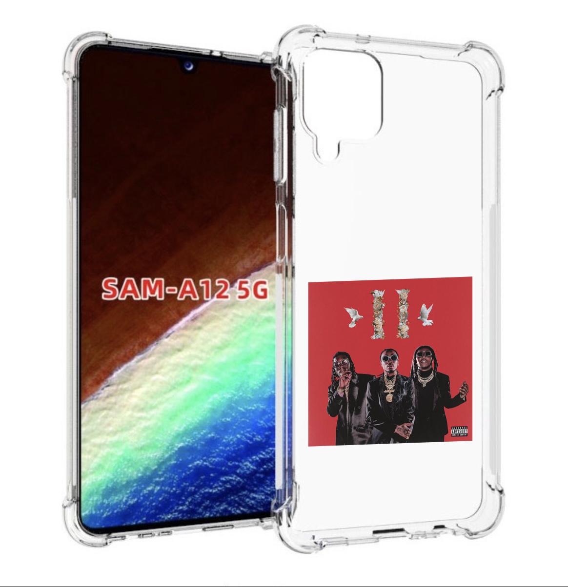 

Чехол MyPads Migos - Culture II для Samsung Galaxy A12 (SM-A125F) 2020/21, Прозрачный, Tocco