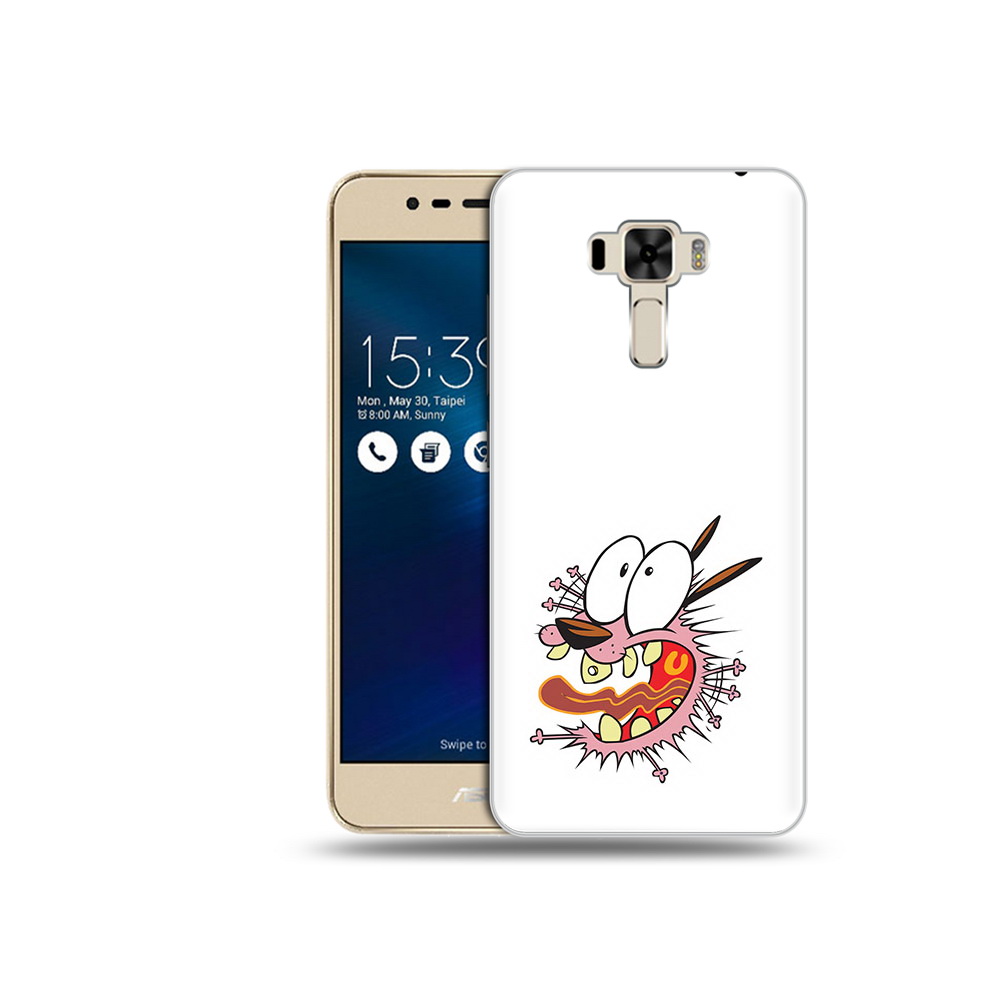 

Чехол MyPads Tocco для Asus ZenFone 3 испуганный бобик (PT40480.655.381), Прозрачный, Tocco