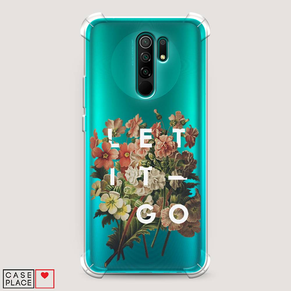 фото Противоударный силиконовый чехол "let it go" на xiaomi redmi 9 awog